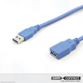 USB A to USB A 3.0 cable, 3m, m/f