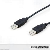 USB A to USB A 2.0 cable, 3m, m/m