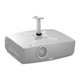 Projector bracket ceiling mount short white