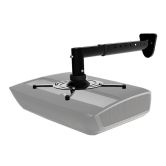 Projector bracket wall mount adjustable black