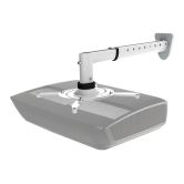 Projector bracket wall mount adjustable white