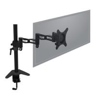 Monitor desk bracket 1 monitor double pivot