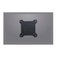 Monitor wall bracket 13-27" fixed