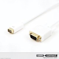 Mini DVI to VGA cablel, 3m, m/m
