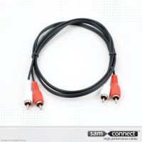 2x RCA to 2x RCA cable, 3 m, m/m