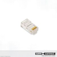 UTP Cat 5e RJ-45 8P8C plug, set 10pcs.